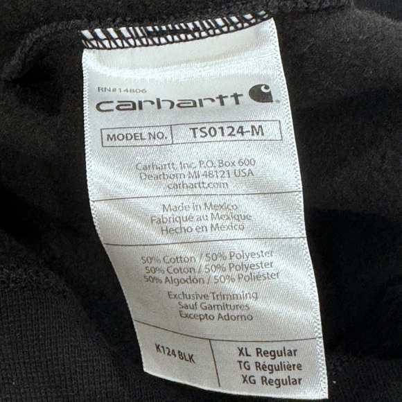 Carhartt Loose Fit Men's midweight sweatshirt for everyday layering. - Picture 6 of 7